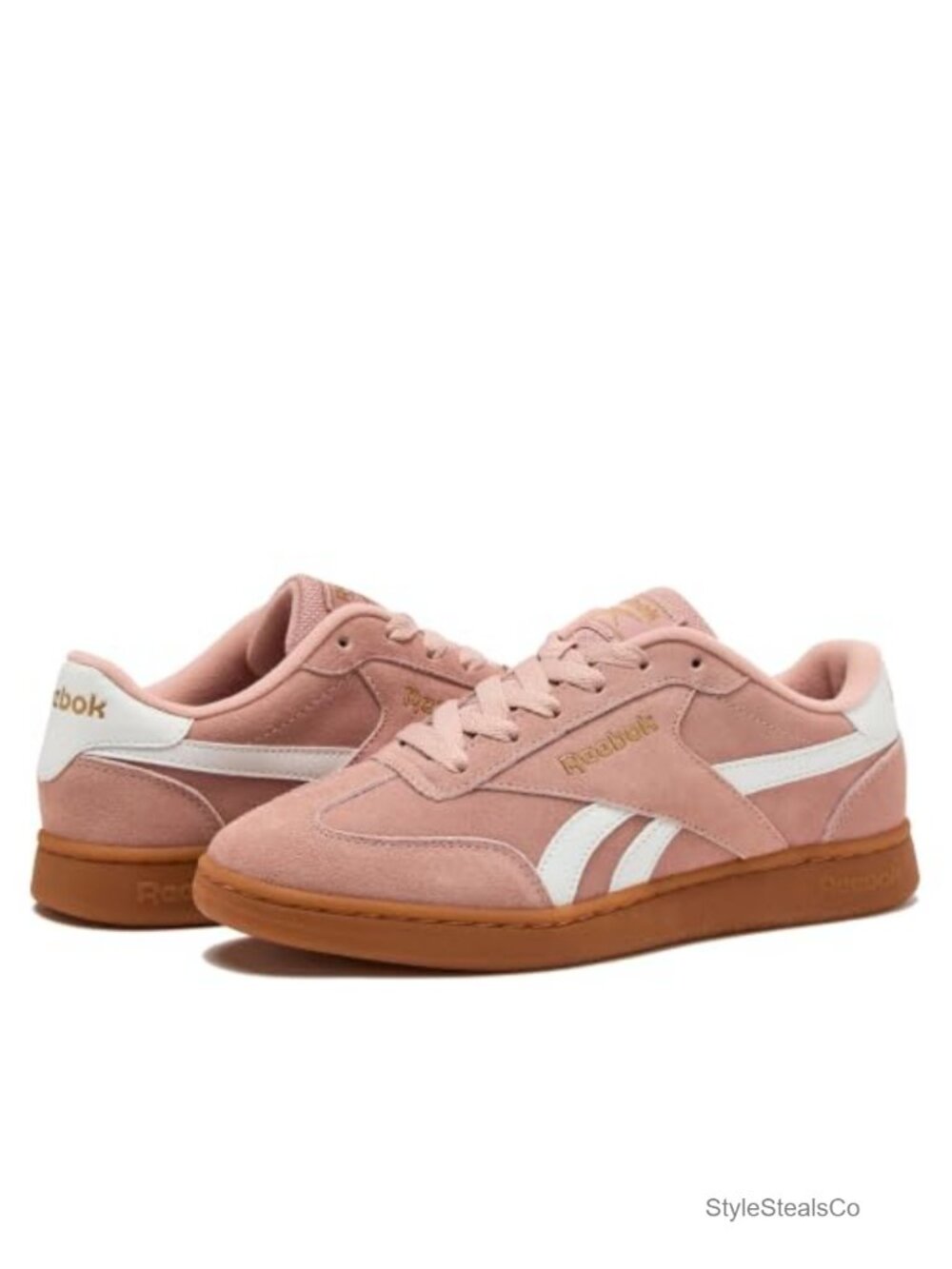 Suede and Synthetic Leather T-Toe Low Top Lace Up Fashion Sneakers - Picture 5 of 6